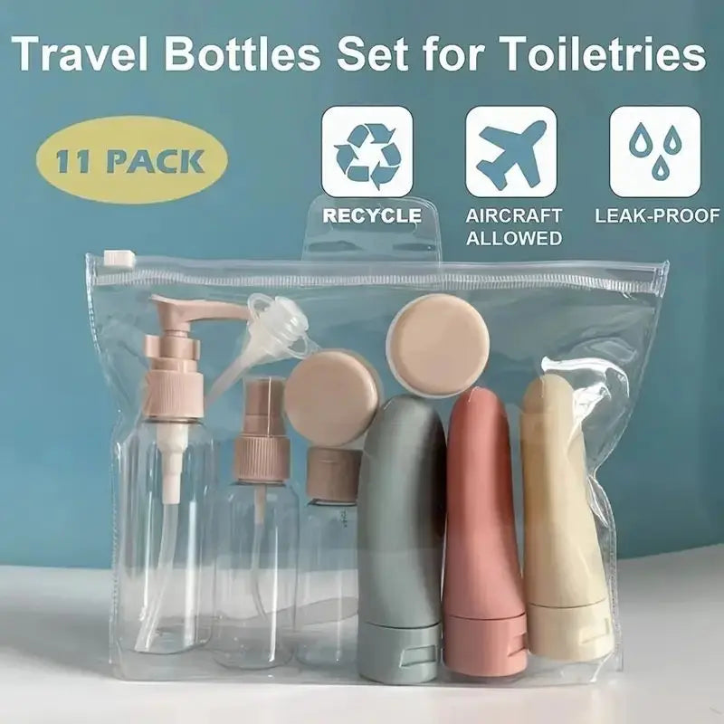 Reise Flüssigkeit Behälter Tragbares Werkzeug Parfüm Flasche Set Nachfüllbare Spray Lotion Shampoo Dusche Tube Abfüllung Nachfüllung Kosmetik