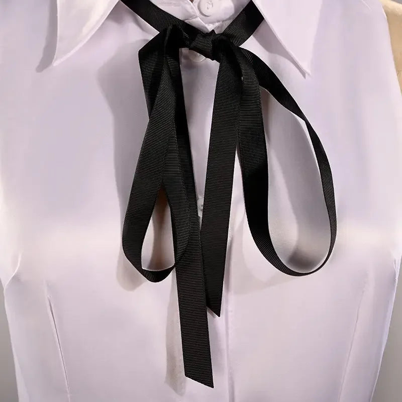 Kostüm Cosplay Anime Chainsaw Man Reze: Cosplay-Uniform-Set mit Halskette und Perücke, Halloween- und Karnevalsparty-Kleid für Mädchen.