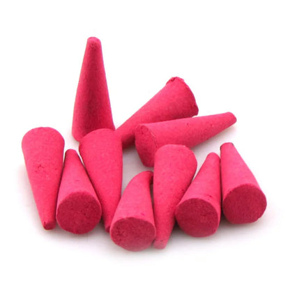 Ein Paket natürlicher Weihrauchkegel duftender Turm Zapfen Anti-Odour-Zitronen-Sandelholz-Pfingstrotenpagodenpagode Weihrauch