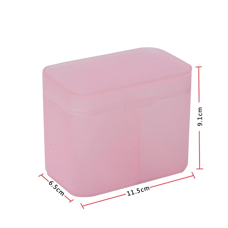 Wattepads Tupfer Nageltücher Make-up-Pinsel Organizer Aufbewahrungsbox Halter Container Case Unabhängiges Doppelfach
