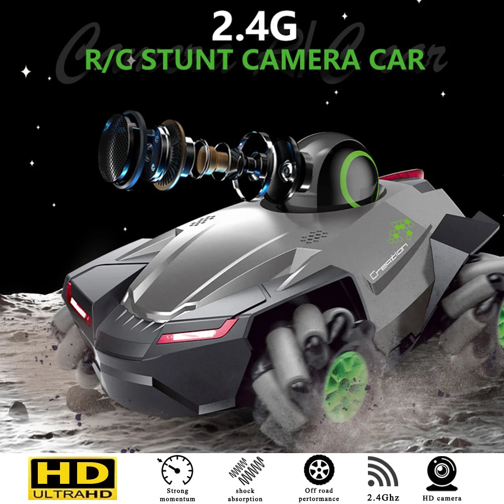 Fernbedienung Auto Kinder Mit WIFI FPV HD Kamera 2,4G Auto 360 Grad Rotation Off Road Rc Drift Stunt auto Für Jungen Geschenk Spielzeug
