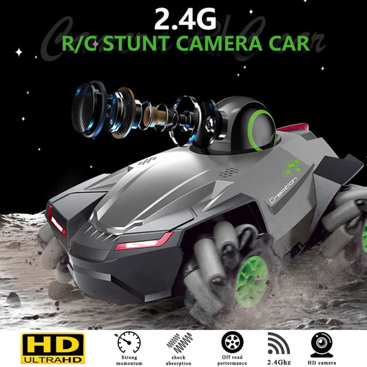 Fernbedienung Auto Kinder Mit WIFI FPV HD Kamera 2,4G Auto 360 Grad Rotation Off Road Rc Drift Stunt auto Für Jungen Geschenk Spielzeug