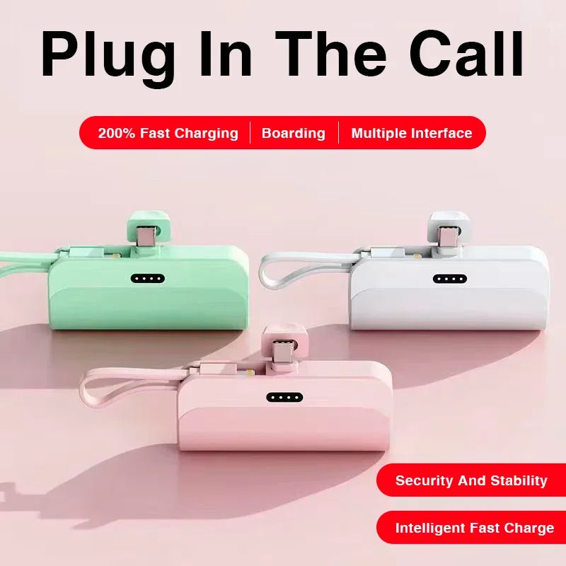 Xiaomi-2-in-1-Mini-10000mAh-tragbare-Powerbank-externer-Akku-Plug-Play-Power-Bank-Typ-C-Schnellladegerät-für-iPhone-2024