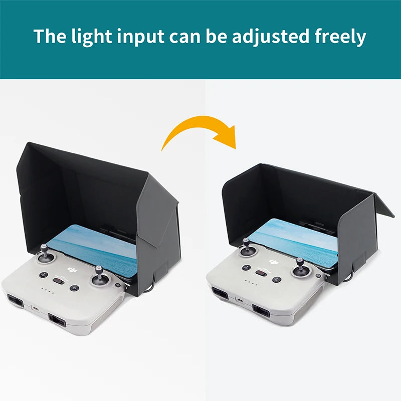 DJI Air 2S/Air 2/Mini 2 Fernbedienung Smartphone Bildschirm Sonnenblende – Passend für DJI Mavic 3/Mini 3 4 Pro, Lichtbarriere Zubehör