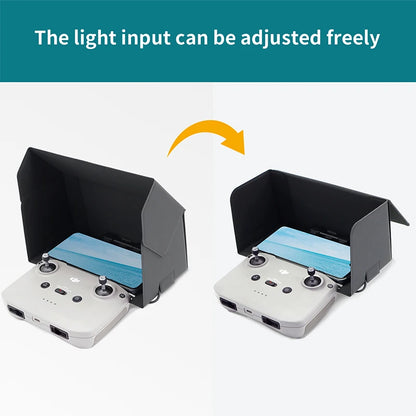 DJI Air 2S/Air 2/Mini 2 Fernbedienung Smartphone Bildschirm Sonnenblende – Passend für DJI Mavic 3/Mini 3 4 Pro, Lichtbarriere Zubehör