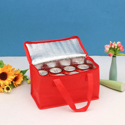 Lebensmittel-Thermotasche, Picknick-Tasche, Kochgeschirr-Aufbewahrungstasche mit Griff, tragbare Lunch-Tasche, Bier-Liefertasche für Familien-Aktivitäten im Freien