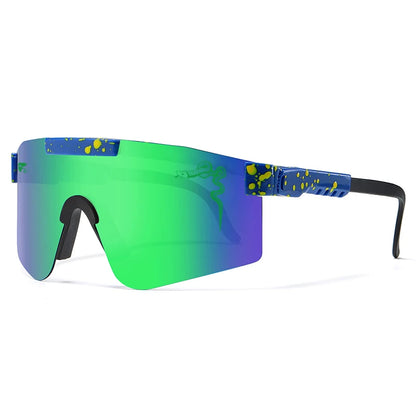 Männer Frauen Sport Brille Radfahren Sonnenbrille Outdoor Brille Doppelbeine Fahrrad Fahrrad Weitblick Mtb Winddichte Schwimmbrille UV400