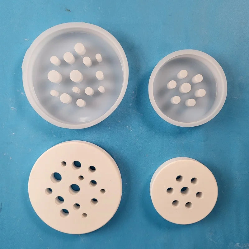 Waben-Rundstifthalter, der Schimmel herstellt, Blumenarrangement, Eimer, Gips, Zementform