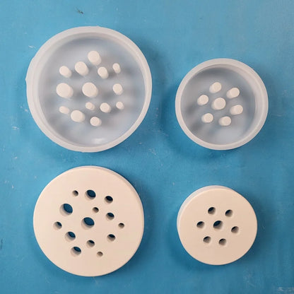 Waben-Rundstifthalter, der Schimmel herstellt, Blumenarrangement, Eimer, Gips, Zementform