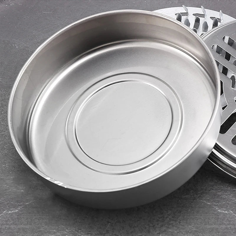 Edelstahl Repellent Räucherstäbchen Platte Räucherstäbchen Halter Räucherstäbchen Teller Tablett Räucherstäbchen Brenner Box Zen Home Decor für Zuhause Outdoor