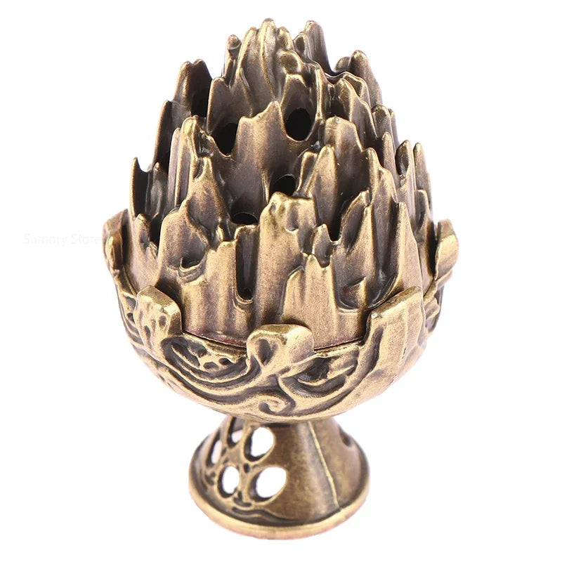 Legierung Mini Boshan Räucherstäbchen Brenner Chinesisch Alt Zuhause Innendekoration Sandelholz Stick Cense Halter Schreibtisch Ornamente