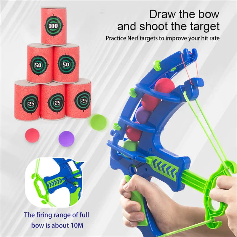 Kinder Sport Spielzeug Soft Bullet Target Übung Pädagogisches Outdoor-Spielzeug für Jungen Mädchen Geburtstag Weihnachtsgeschenk