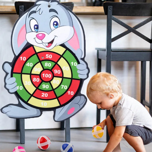 Montessori-Dart-Board-Target-Sportspiel-Spielzeug-für-Kinder-4-bis-6-Jahre-Outdoor-Spielzeug-Kind-Indoor-Mädchen-Sticky-Ball-Jungen-Geschenk