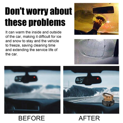 Tragbare kinetische Mini-Heizung, Auto-Lufterfrischer, solarbetrieben, kinetische Molekularheizung, Luftreiniger, Diffusor, schnelle Erwärmung