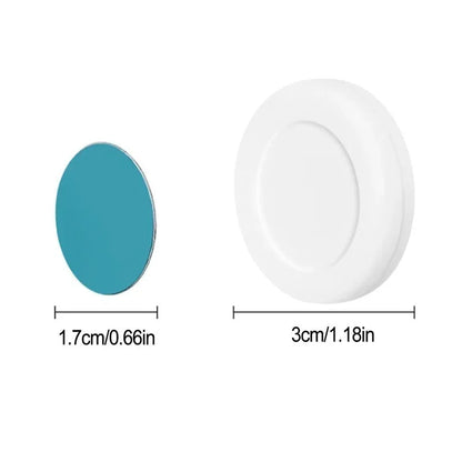 12-2 Stück starke magnetische Haken zur Wandmontage, Anti-Verlust-Magnet-Aufbewahrungshalter für Fernbedienung, Kühlschrankaufkleber, Home-Organizer-Haken