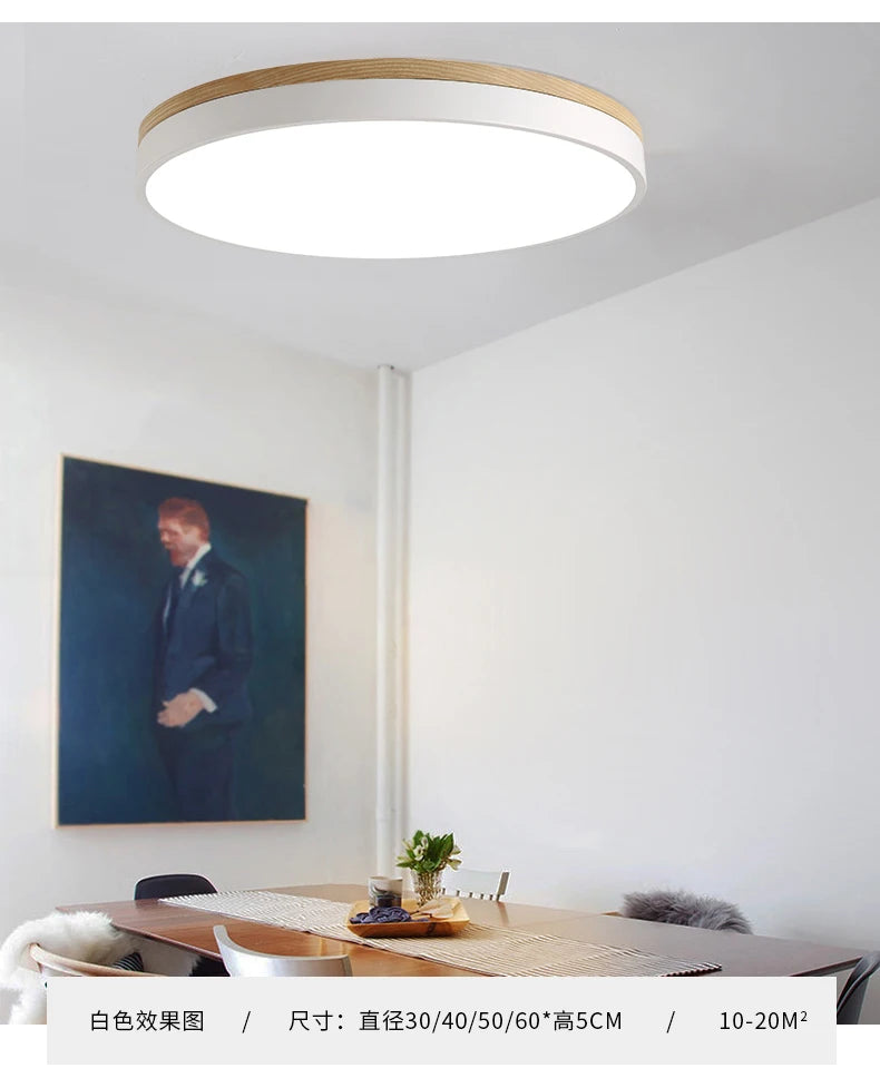LED-Deckenleuchte für den Innenbereich 24W 36W 48W für Wohnzimmer Schlafzimmer Flurbeleuchtung Kalt Warmweiß Natürliches Licht LED-Leuchten Lampen