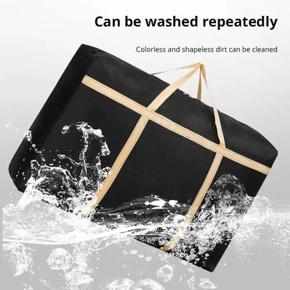 1pc 105L Oxford Cloth Moving Packing Bag Reisegepäcktasche Große Kapazität robuste wasserdichte Kleidung Quilts Gepäckaufbewahrungstasche