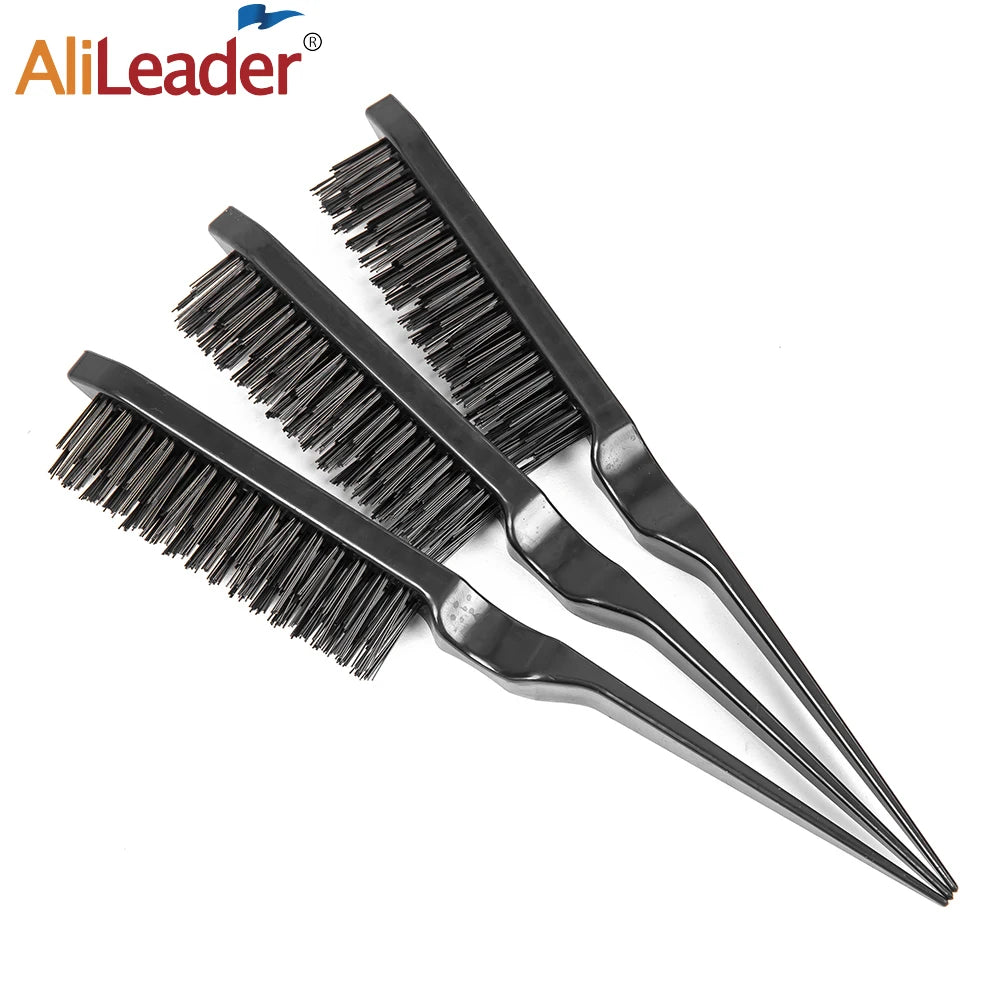 Frauen 1 Stück Haarkamm – Hochwertiger Nylonkamm für glatten Pferdeschwanz, fluffigen Ratschwanz Kamm, Reise Haarkamm, Friseurzubehör