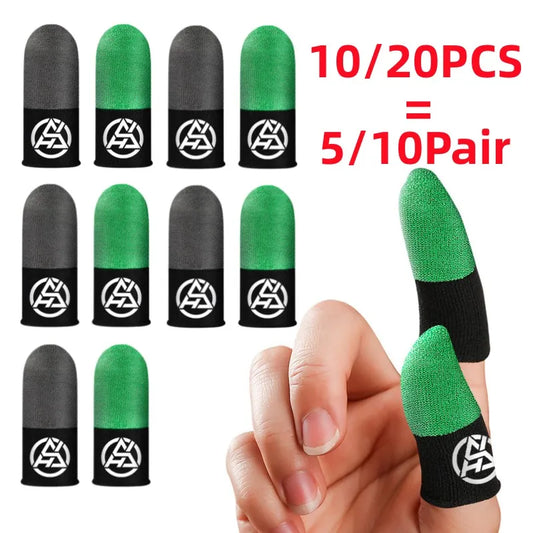 5/10Paar Upgrade Gaming Finger Sleeve Anti-Schweiß Atmungsaktive Mobile Game Controller Finger Sleeve Sets Gaming Finger Protector