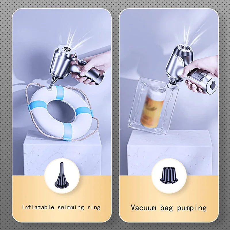 Kabelloser Handstaubsauger Air Duster Wiederaufladbarer tragbarer Mini-Autostaubsauger Wireless für Auto-Desktop-Tastatur