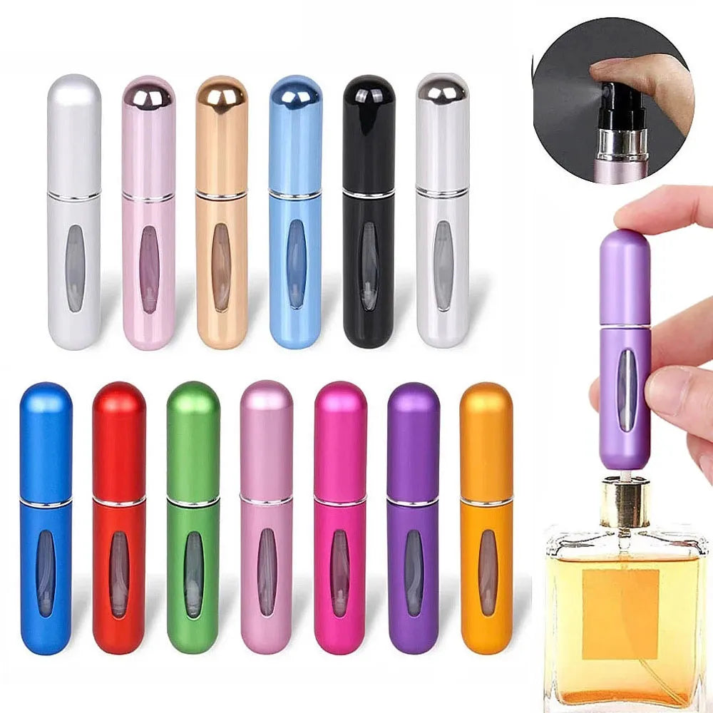 8-5 ml-Parfümzerstäuber-tragbarer-Flüssigkeitsbehälter-für-Kosmetik-Reisen-Mini-Aluminiumspray-Alkochol-leere-nachfüllbare-Flasche