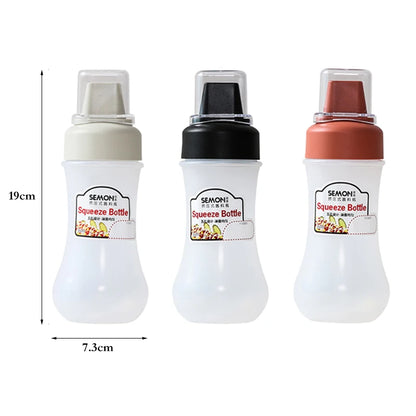 5 Löcher Squeeze Sauce Flasche Nachfüllbarer Gewürzbehälter Restaurant Honigspender Ketchup Marmelade Salat Dressing Flasche 350 ml