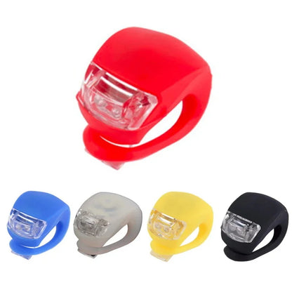 Mini Wasserdichtes Silikon Mountainbike Licht Radfahren Käfer Warnleuchten Vorne Hinten Rückleuchte LED Sicheres Fahrradzubehör