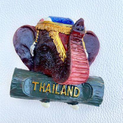 Land Kühlschrankmagnete Thailand Phuket Pattaya Chiengmai Bangkok Magnetischer Kühlschrankmagnet Aufkleber Weltreise Souvenir Magnetisch