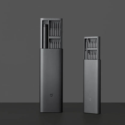 Xiaomi Mijia Elektrisches Präzisionsschraubendreher-Kit 2 Gang Drehmoment 400 Schraube 1 Typ-C wiederaufladbare magnetische Aluminium-Gehäusebox