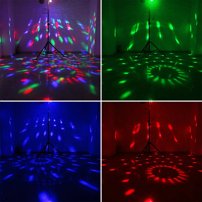 ALIEN RGB Rotierende Magische Disco-Kugel – Soundgesteuertes DJ-Stroboskoplicht – Perfekt für Party, Hochzeit, Tanz, Weihnachten & Geburtstags-Show