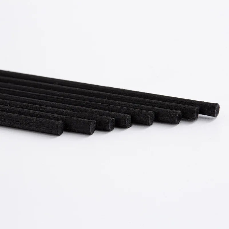 50pcs Dia3/4/5mmx L40/35/30/25/22 cm Premium Black Faser Sticks Reed Diffusor Ersatzsticks für Duftstöcke höchste Qualität
