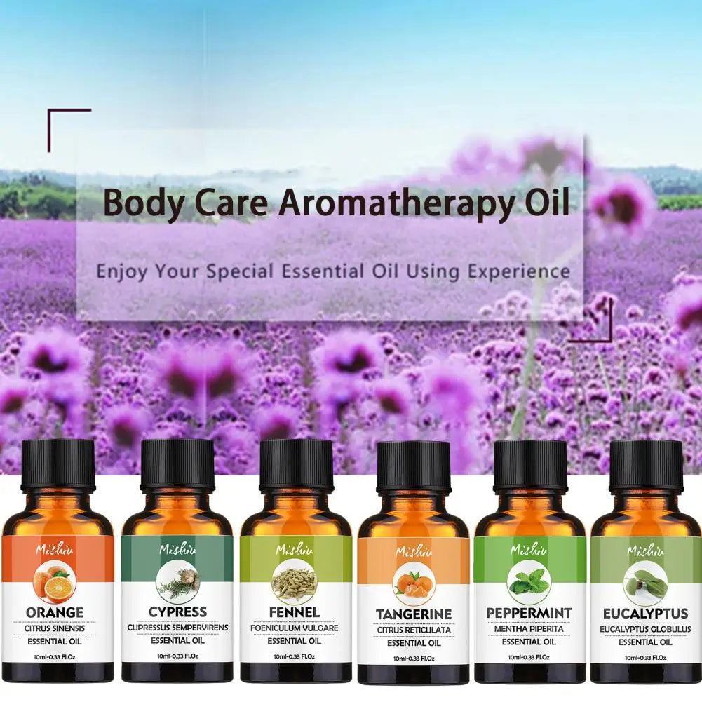 Natürliche Pflanzen Ätherisches Öl Orange Pfefferminze Eukalyptus Zypresse Kiefernnadeln Mandarine Fenchel Duftöl für die Aromatherapie