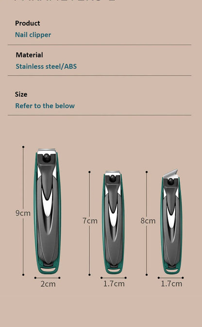 Bunte Nagelschneider Anti-Splash-Nagelschneider abtrennbares Design Fingernagel Clippers Edelstahl Maniküre Nagelwerkzeug