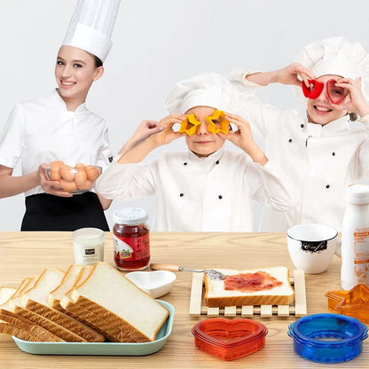 LMETJMA Sandwich Cutter und Sealer Uncrustable Brot Sandwich Maker Decruster für Kinder Lunchbox Bento Box KC0445