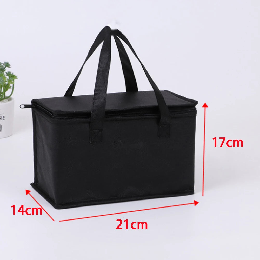 Lebensmittel-Thermotasche, Picknick-Tasche, Kochgeschirr-Aufbewahrungstasche mit Griff, tragbare Lunch-Tasche, Bier-Liefertasche für Familien-Aktivitäten im Freien