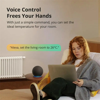 SONOFF TRVZB Zigbee Thermostatisches Heizkörperventil TRVs Smart Quiet TRV Temperaturregelungssystem Unterstützung Alexa ZHA MQTT Ewelink