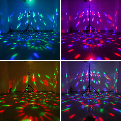 ALIEN RGB Rotierende Magische Disco-Kugel – Soundgesteuertes DJ-Stroboskoplicht – Perfekt für Party, Hochzeit, Tanz, Weihnachten & Geburtstags-Show