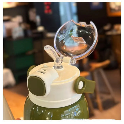 500ml Edelstahl-Thermosflasche Tragbare Thermo-Kaffeetasse Vakuumflasche Isolierte Wasserflasche Halten Sie den kalten Vakuumbecher heiß
