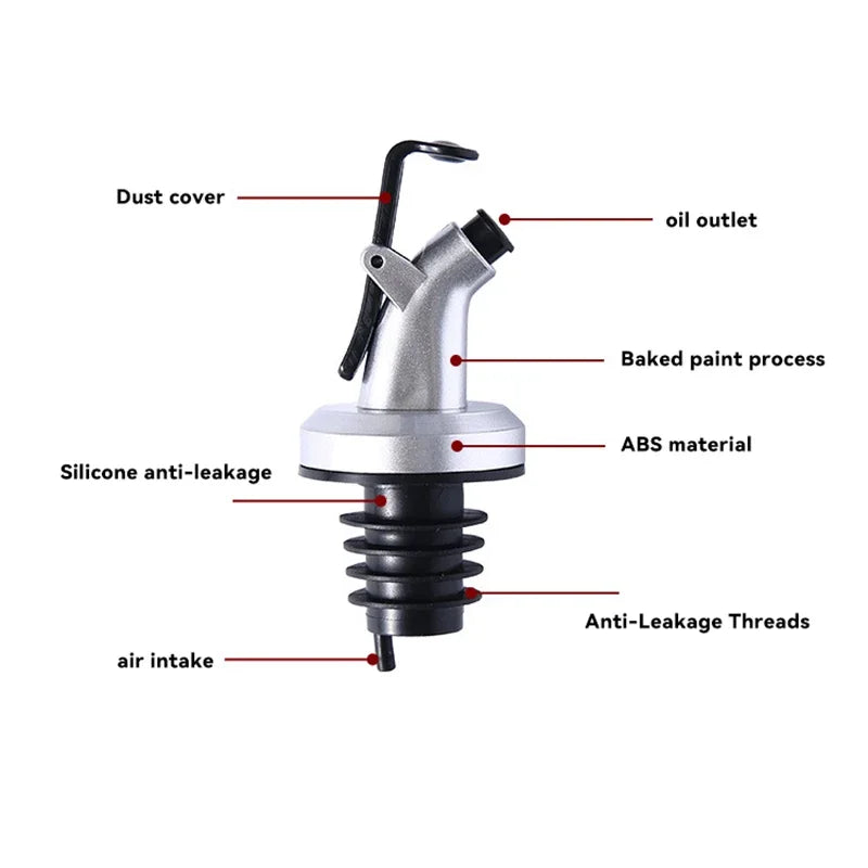 Neue Olivenöl Spender Sprayer Likör Öl Flasche Stopper Schloss Wein Ausgießer Flip-Lock Stecker Dichtung Leck-beweis Düse küche Werkzeuge