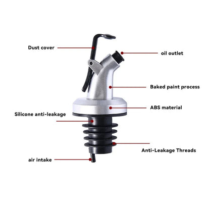 Neue Olivenöl Spender Sprayer Likör Öl Flasche Stopper Schloss Wein Ausgießer Flip-Lock Stecker Dichtung Leck-beweis Düse küche Werkzeuge