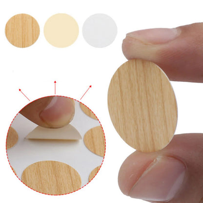 54 Teile / Blatt PVC Möbel Dichtung Aufkleber Dekorative Folien Schraubverschluss Abdeckung Schreibtisch Schrank Loch Ornament Wand Heimdekoration