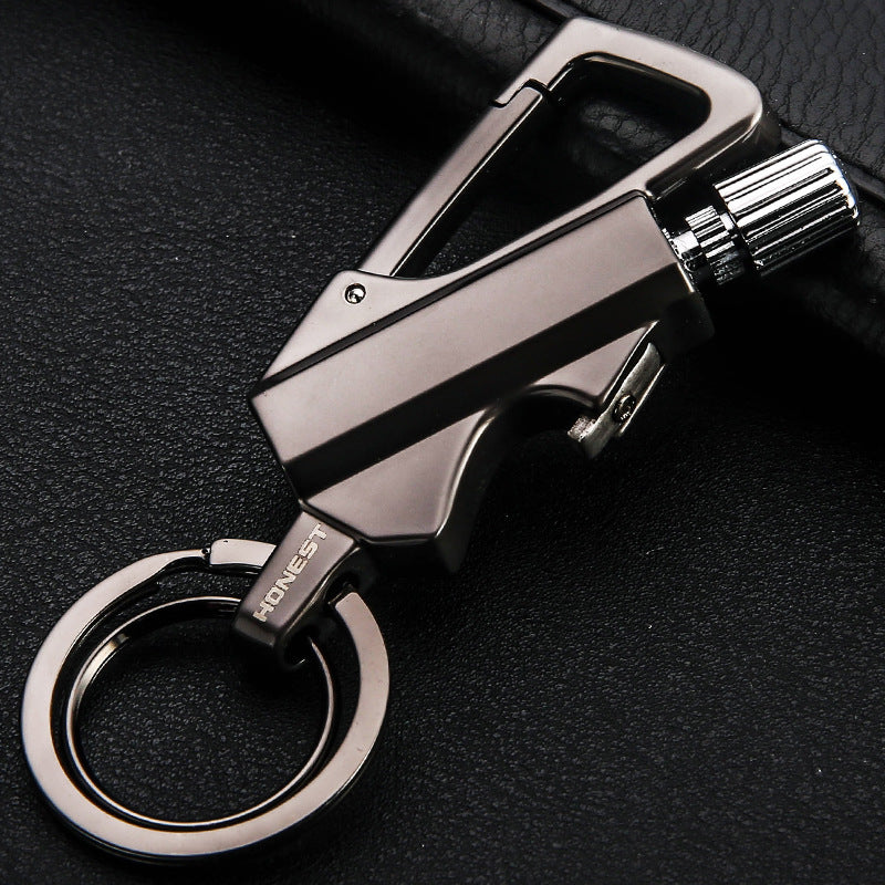 Creative-Metal-Keychain-Lighter-Wild-Fire-Ten-Tausend-Male-Use-Kerosin-Feuerzeuge-Geschenke-für-Männer