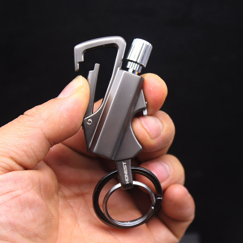 Creative-Metal-Keychain-Lighter-Wild-Fire-Ten-Tausend-Male-Use-Kerosin-Feuerzeuge-Geschenke-für-Männer