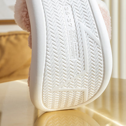 Weihnachtsschuhe-Winter-Hausschuhe-Elch-weich-gemütlich-Schlafzimmer-Hausschuhe-Slip-on-Hausschuhe