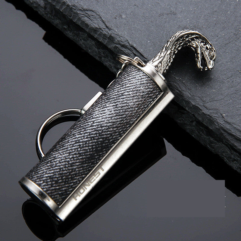 Creative-Metal-Keychain-Lighter-Wild-Fire-Ten-Tausend-Male-Use-Kerosin-Feuerzeuge-Geschenke-für-Männer