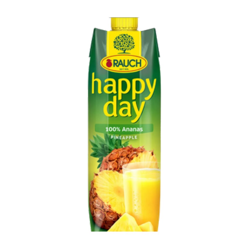 Happy Day Ananas 100% 1,0l Tetrapack