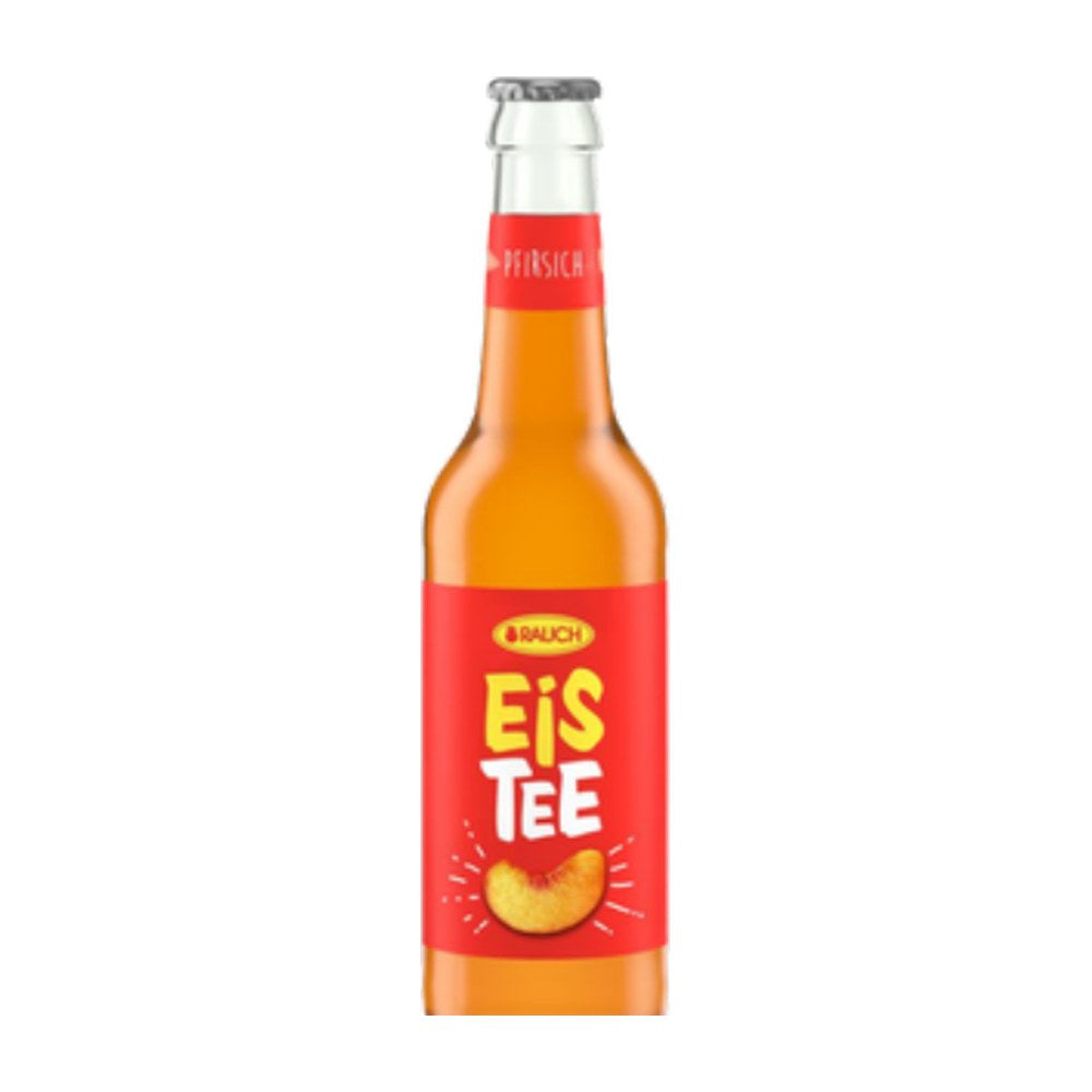 Rauch Eistee Pfirsich (Mehrweg) 0,33l Glas