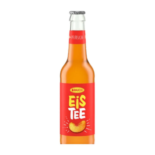 Rauch Eistee Pfirsich (Mehrweg) 0,33l Glas