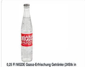 NIGDE Gazoz-Erfrischung